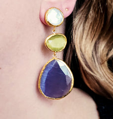 Glow Line Pearl • Olive • Purple