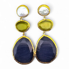 Glow Line Pearl • Olive • Purple