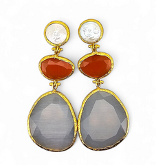 Glow Line Pearl • Orange • Grey