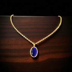 Glow Necklace Cobalt