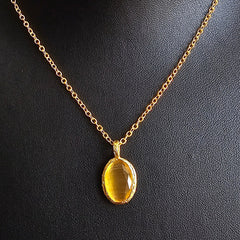 Glow Necklace Dark Yellow