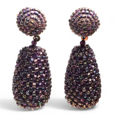 Beaded Drop Purple