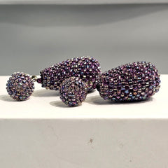 Beaded Drop Purple