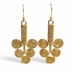 Dokra Earring Sacred Spirals