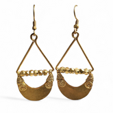 Dokra Earring Golden Luna