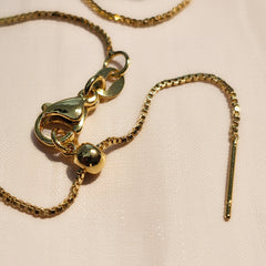 Raw Stone Slider Necklace