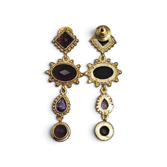 Earring: Royal Plum Drop