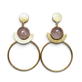 Earring: Rose Orbit