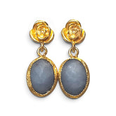 Earring: Rosa Misty Blue