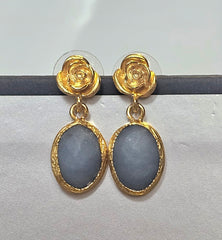 Earring: Rosa Misty Blue