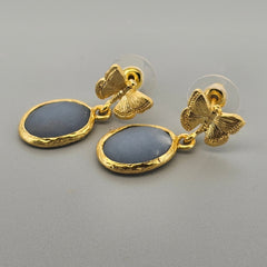 Earring: Papillon Misty Blue