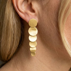 Earring: Golden Coinfall