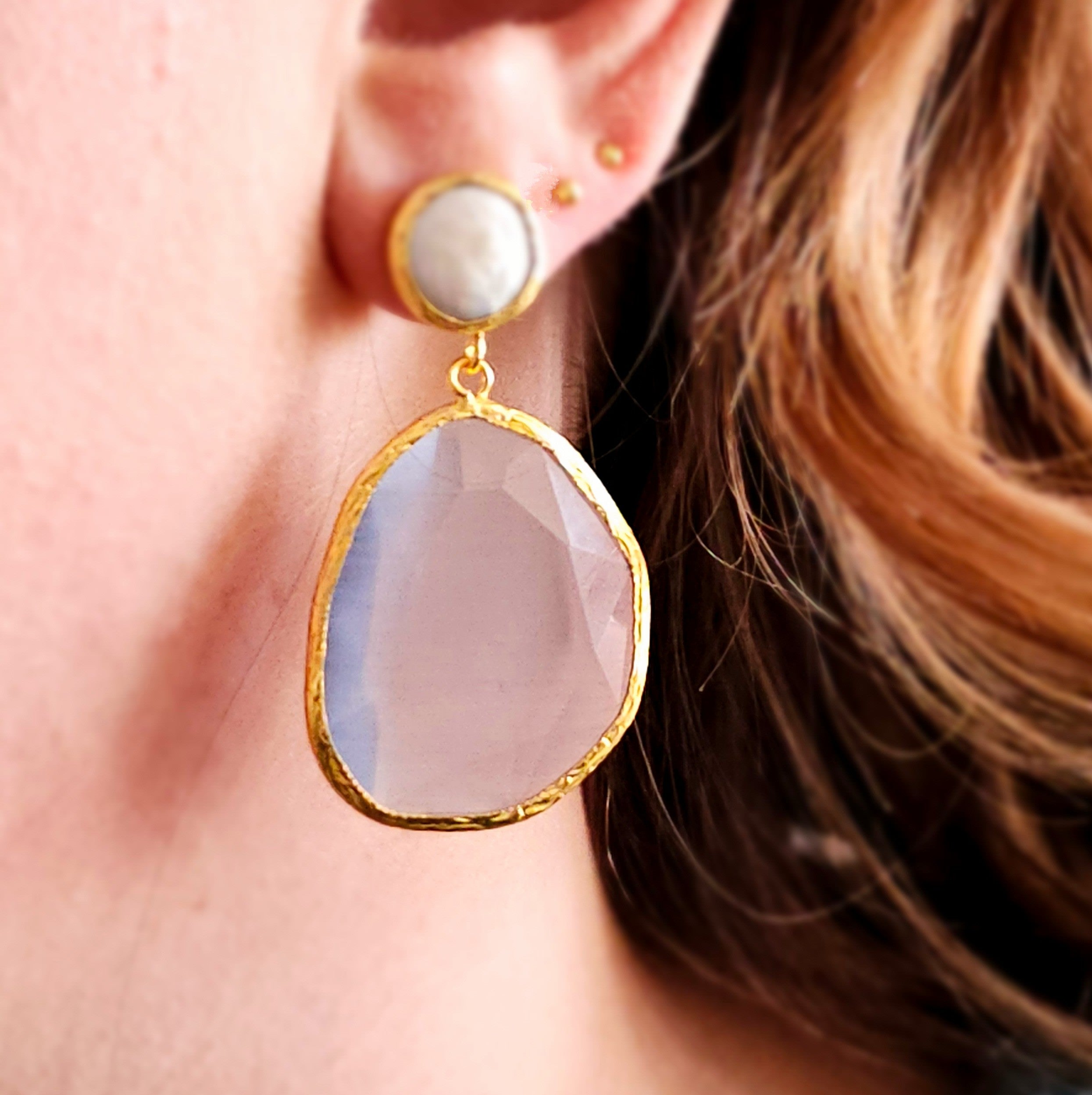Twin Glow  Pearl & Grey