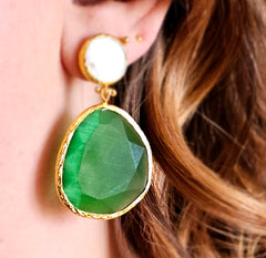 Twin Glow Pearl & Grassgreen