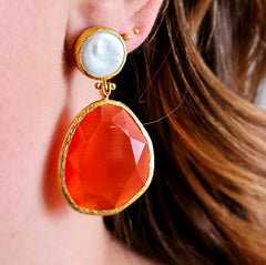 Twin Glow  Red & Pearl