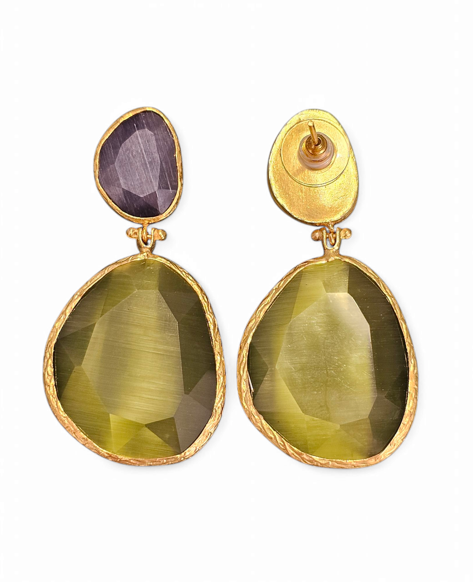 Twin Glow  Purple-Grey & Olive