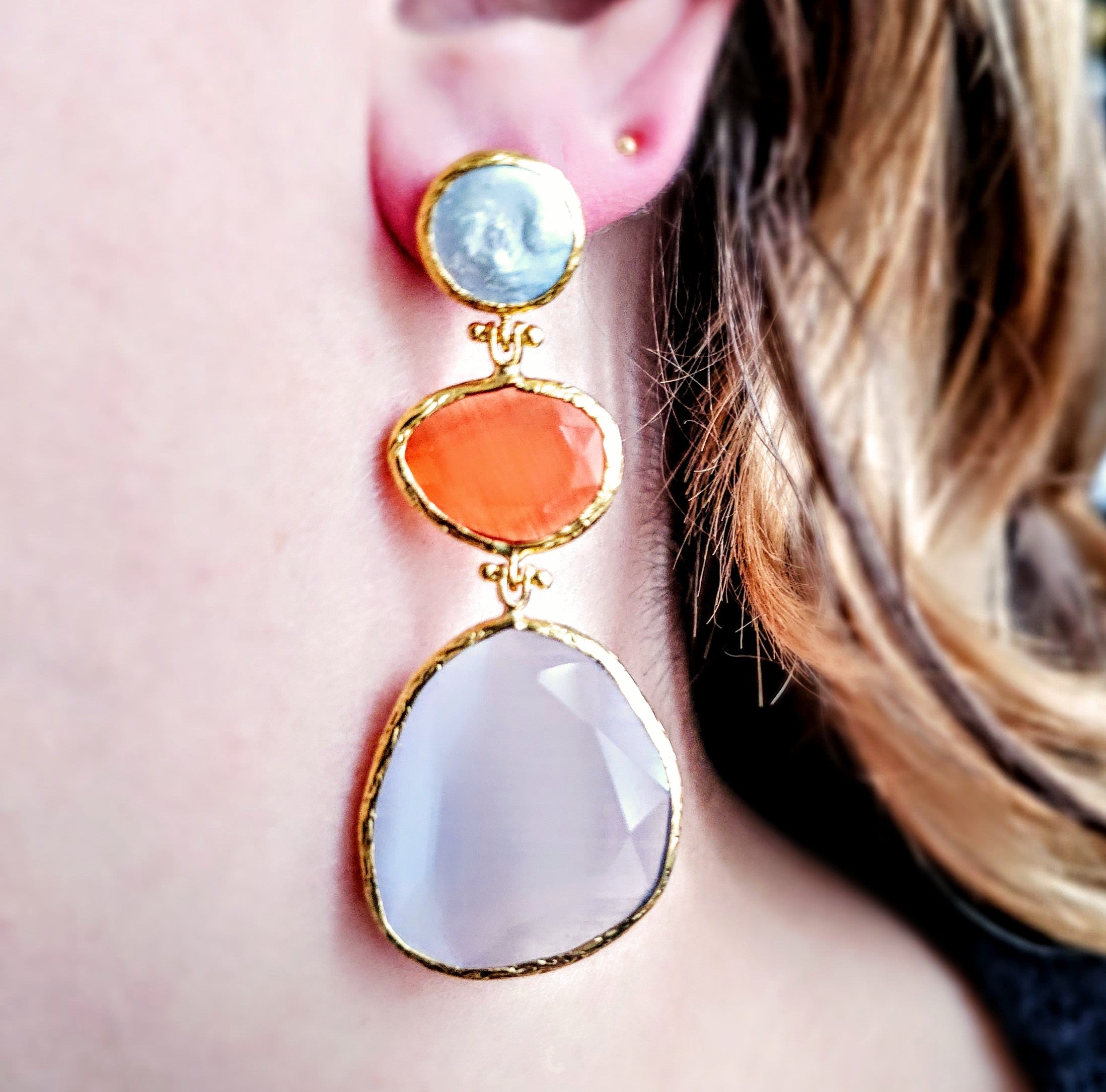 Glow Line  Pearl • Orange • Grey
