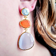 Glow Line  Pearl • Orange • Grey