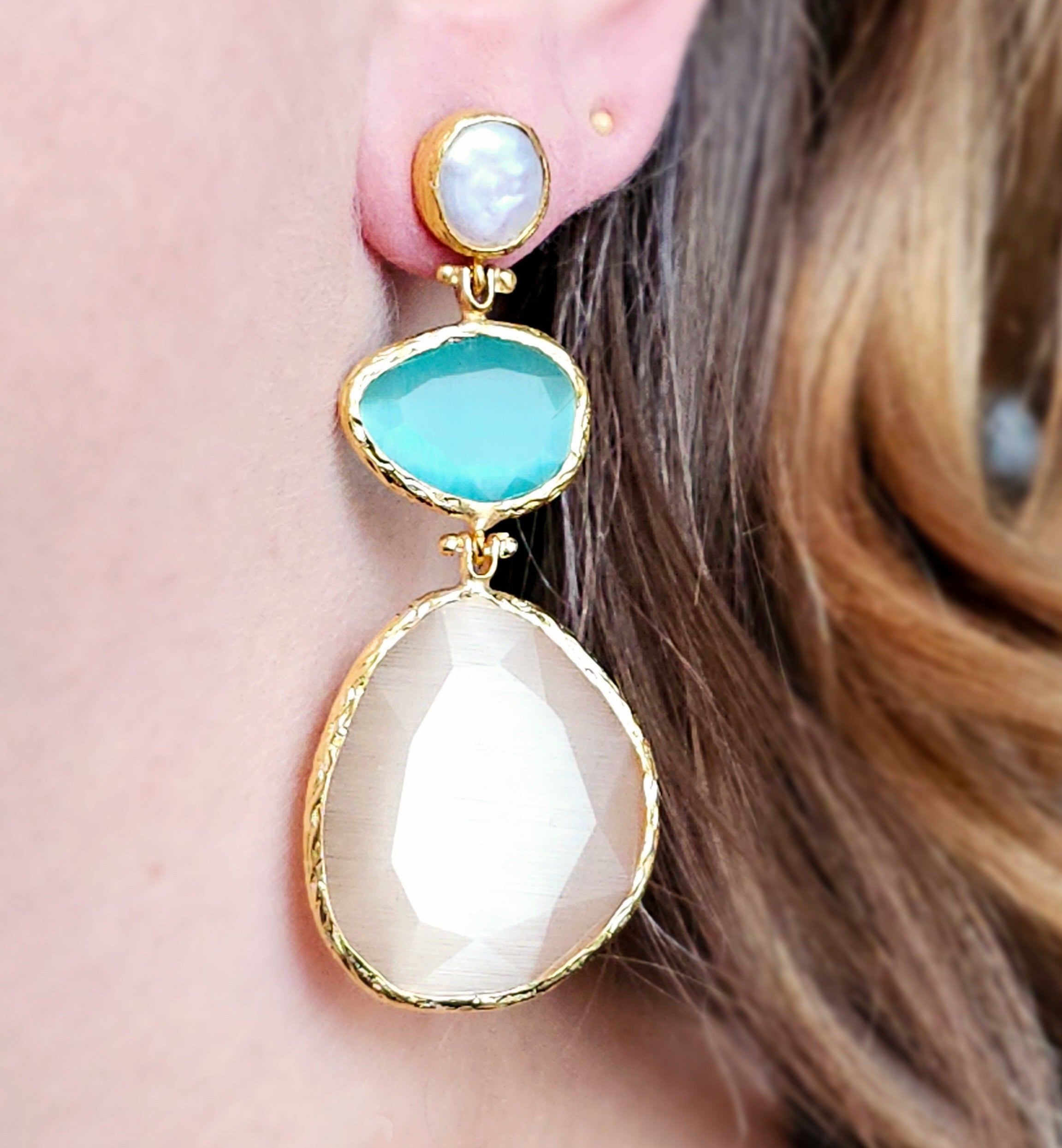 Glow Line Nude • Sea Green • Pearl