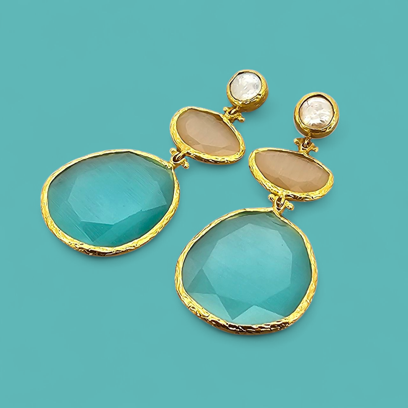 Glow Line  Sea Green • Nude • Pearl