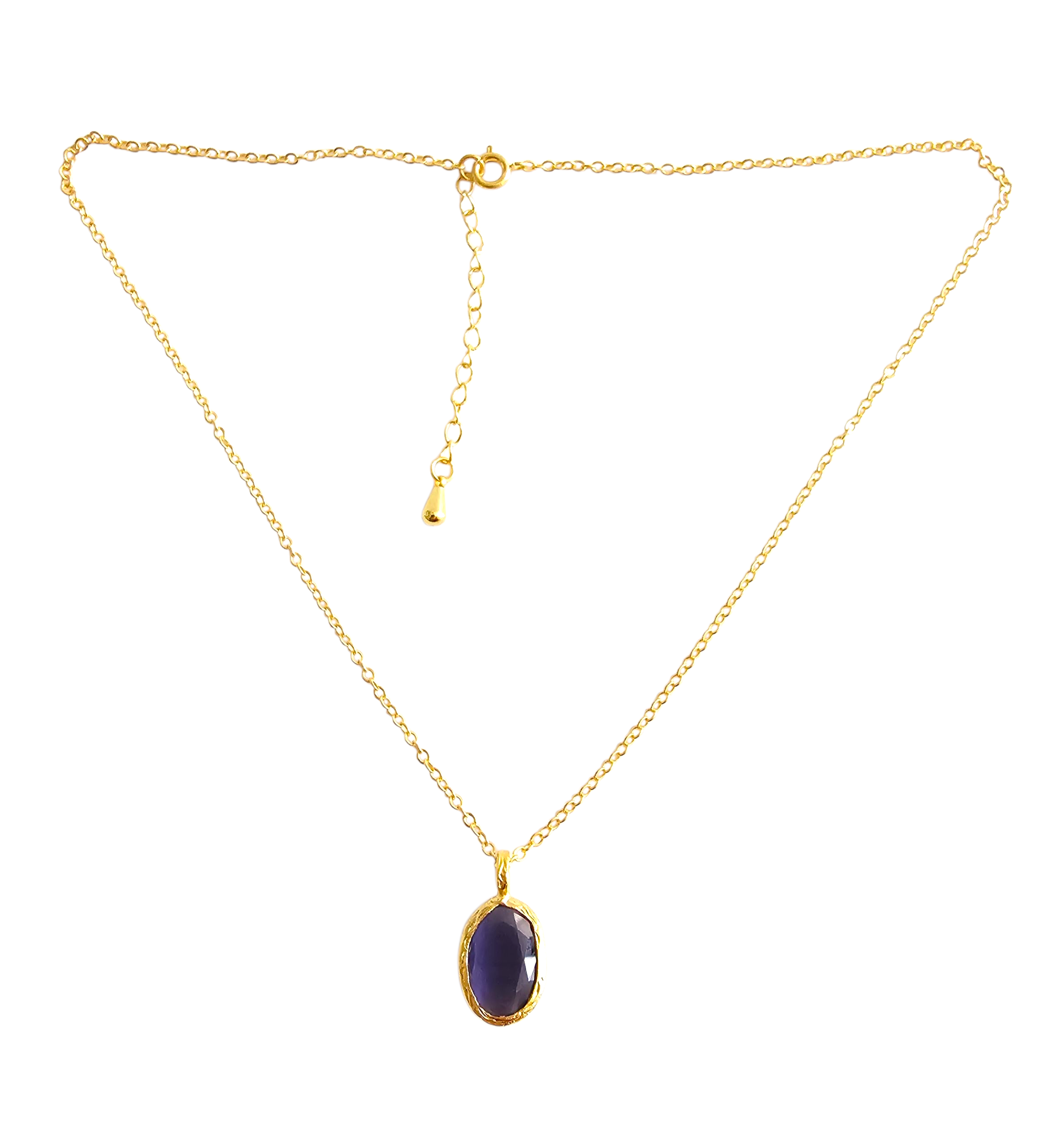 Glow Necklace Purple Grey