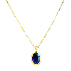 Glow Necklace Dark Blue