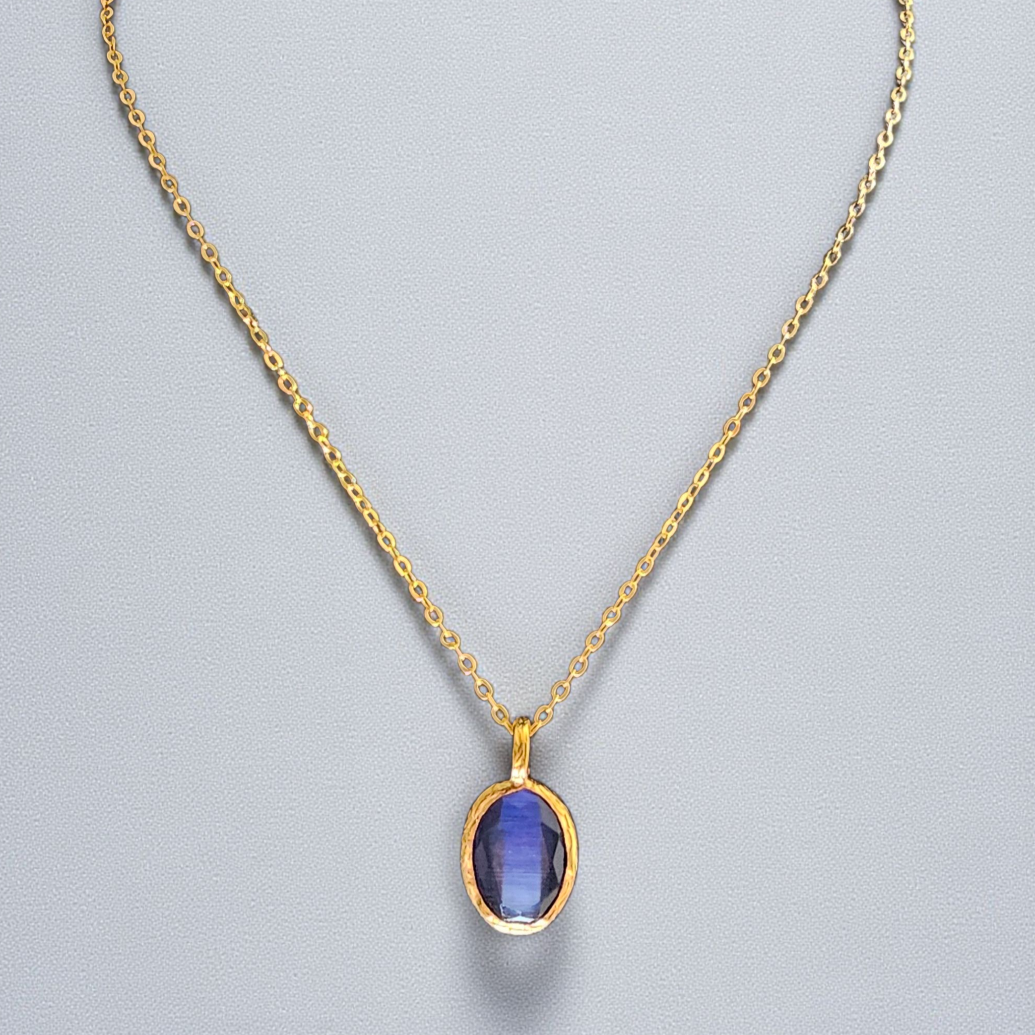 Glow Necklace Purple Blue