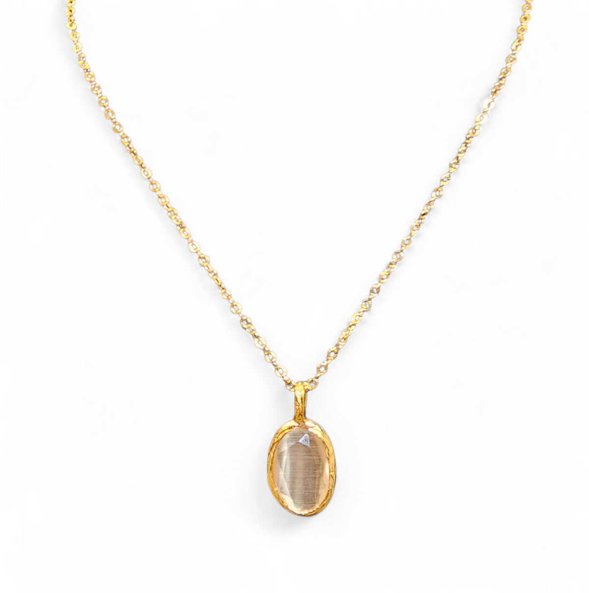 Glow Necklace Nude