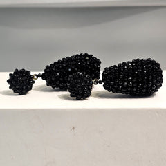 Beaded Drop Black