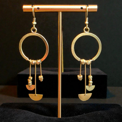 Dokra earring Luna Drops