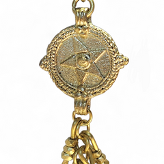 Dokra Earring Byzantine Star Drops