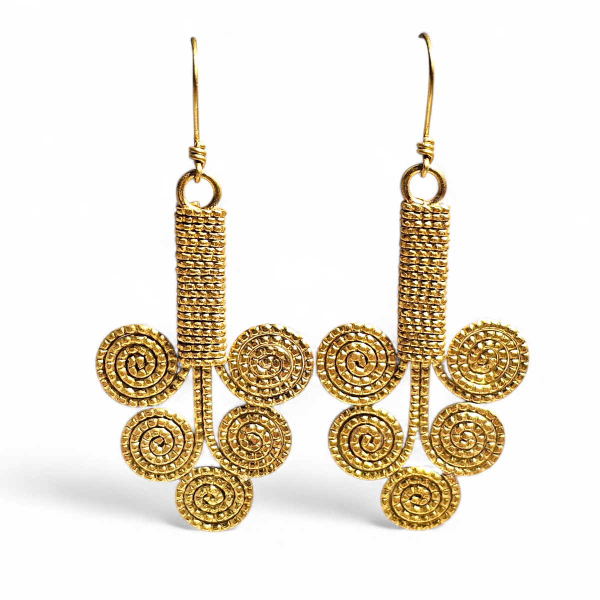 Dokra Earring Sacred Spirals