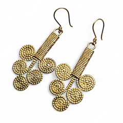 Dokra Earring Sacred Spirals
