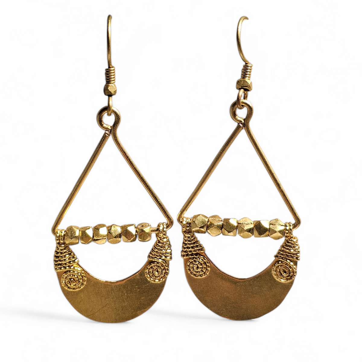 Dokra Earring Golden Luna