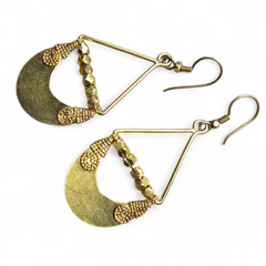Dokra Earring Golden Luna