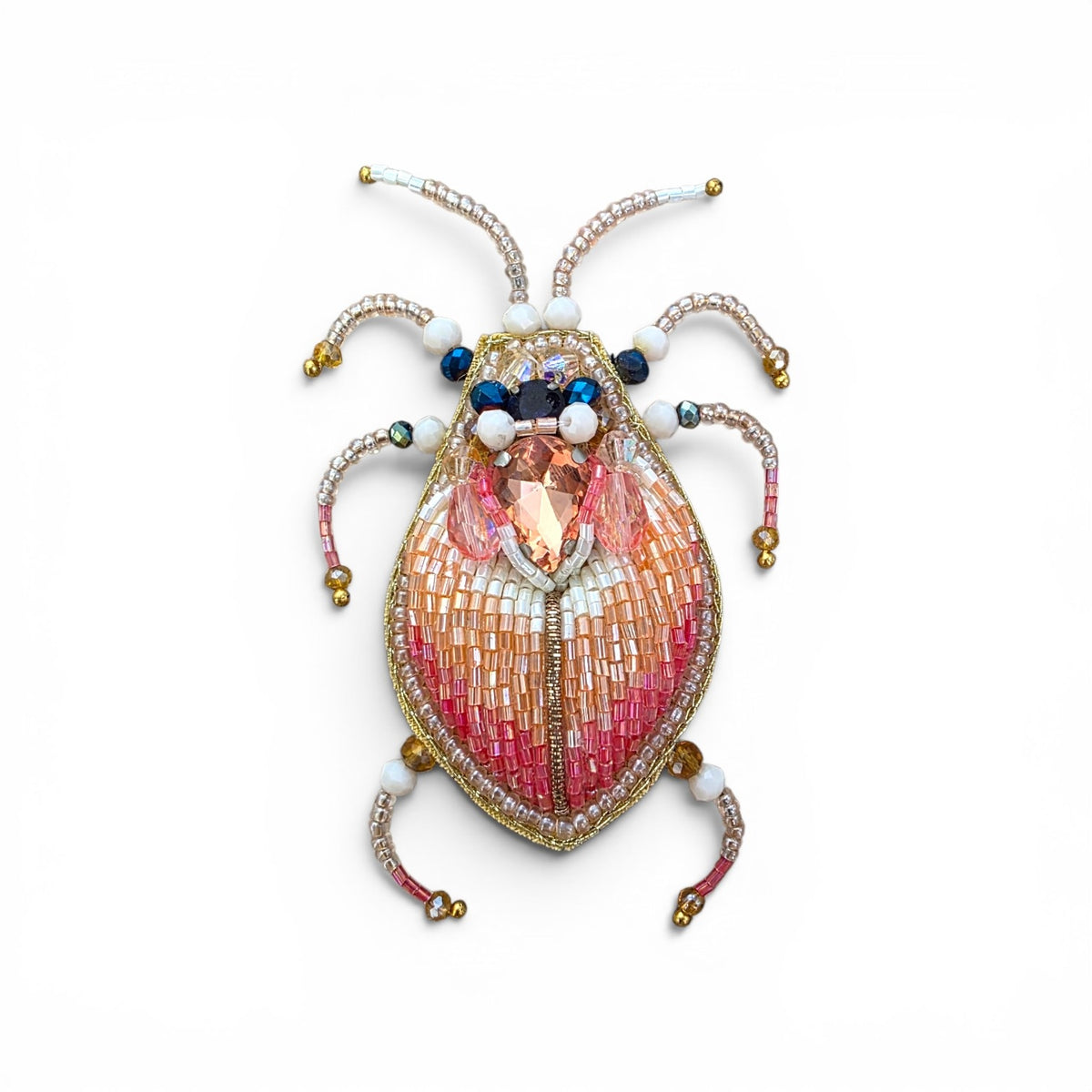 Brooch Scarabaea Rosa