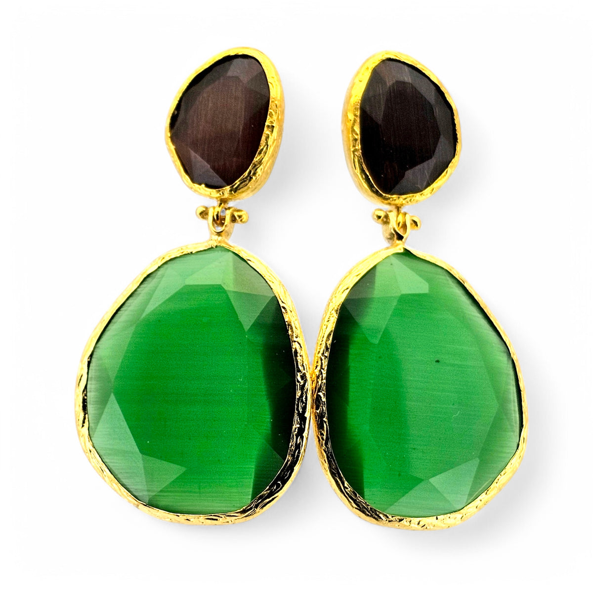 Twin Glow Green & Aubergine