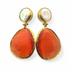 Twin Glow  Red & Pearl