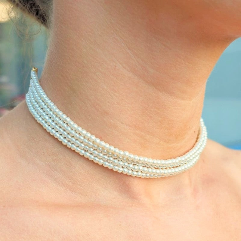 Celeste Pearl Choker